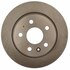 18A82034A by ACDELCO - Disc Brake Rotor - Rear, Cast Iron, Non-Coated, Plain, Conventional