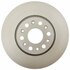 18A82061AC by ACDELCO - Disc Brake Rotor - Front, Coated, Plain, Conventional, Cast Iron