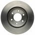 18A821 by ACDELCO - Disc Brake Rotor - 6 Lug Holes, Cast Iron, Plain, Turned Ground, Vented, Front