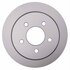 18A823AC by ACDELCO - Disc Brake Rotor - 5 Lug Holes, Cast Iron, Coated, Plain Solid, Rear