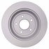 18A823AC by ACDELCO - Disc Brake Rotor - 5 Lug Holes, Cast Iron, Coated, Plain Solid, Rear