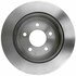 18A823A by ACDELCO - Disc Brake Rotor - 5 Lug Holes, Cast Iron, Non-Coated, Plain Solid, Rear