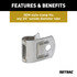 607965 by RETRAC MIRROR - Side View Mirror Clamp Kit, OEM Style, Stainless Steel, 3/4" OD Tube