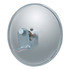 610178 by RETRAC MIRROR - Side View Mirror Head, 6", Round, Convex, Anodized Aluminum, with J-Bracket