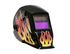 55698 by FORNEY INDUSTRIES INC. - Arc Welding Helmet, Auto-Darkening, Variable Shade #9-13, Flame Design