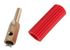 57902 by FORNEY INDUSTRIES INC. - Sure-Grip Plug, 3/8" Male, Red, for Forney Welders, 52841 Bumper Jumper, 57701 Sure-Grip Plug & 57511 Output Jack
