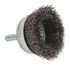 60004 by FORNEY INDUSTRIES INC. - Cup Brush, Crimped Wire 1-1/2" x .012" Wire with 1/4" Shank, Carded