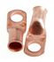 60092 by FORNEY INDUSTRIES INC. - Cable Lug, Premium Copper, #4 Cable x 5/16" Stud (Carded), 2-Pack