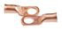 60093 by FORNEY INDUSTRIES INC. - Cable Lug, Premium Copper, #4 Cable x 3/8" Stud (Carded), 2-Pack