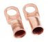 60095 by FORNEY INDUSTRIES INC. - Cable Lug, Premium Copper, #1 Cable x 3/8" Stud (Carded), 2-Pack