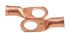 60103 by FORNEY INDUSTRIES INC. - Cable Lug, Premium Copper, #6 Cable x 3/8" Stud (Carded), 2-Pack