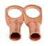 60103 by FORNEY INDUSTRIES INC. - Cable Lug, Premium Copper, #6 Cable x 3/8" Stud (Carded), 2-Pack