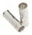 60113 by FORNEY INDUSTRIES INC. - Butt Connector, #2/0, Premium Copper, Zinc Plated (Carded) 2-Pack