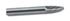 60124 by FORNEY INDUSTRIES INC. - Tungsten Carbide Burr, 1/4" Tree Radius (SF-1)