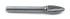 60125 by FORNEY INDUSTRIES INC. - Tungsten Carbide Burr, 3/8" Tree Radius (SF-3)