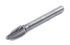 60125 by FORNEY INDUSTRIES INC. - Tungsten Carbide Burr, 3/8" Tree Radius (SF-3)