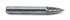 60126 by FORNEY INDUSTRIES INC. - Tungsten Carbide Burr, 1/4" Tree Pointed (SG-1)