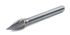 60127 by FORNEY INDUSTRIES INC. - Tungsten Carbide Burr, 3/8" Tree Pointed (SG-3)