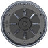 RV0120813-03 by KIT MASTERS - Spectrum Modular Viscous Fan Clutch - 5" Fan Pilot, CW, 0.75" Drive Pilot, 1.37" Length