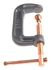 70225 by FORNEY INDUSTRIES INC. - C-Clamp, 2" Malleable Iron with Swivel Pad & Sliding T-Handle