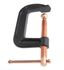 70226 by FORNEY INDUSTRIES INC. - C-Clamp, 3" Malleable Iron with Swivel Pad & Sliding T-Handle