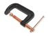 70226 by FORNEY INDUSTRIES INC. - C-Clamp, 3" Malleable Iron with Swivel Pad & Sliding T-Handle
