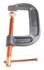 70227 by FORNEY INDUSTRIES INC. - C-Clamp, 4" Malleable Iron with Swivel Pad & Sliding T-Handle