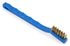 70489 by FORNEY INDUSTRIES INC. - Wire Brush, Brass with Plastic Handle, 7-1/4" x .006"
