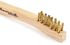 70490 by FORNEY INDUSTRIES INC. - Wire Scratch Brush, Brass with Wood Handle, 7-3/4" x .006"