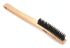 70504 by FORNEY INDUSTRIES INC. - Wire Scratch Brush with Curved Wood Handle, 13-3/4" x .014"