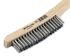 70521 by FORNEY INDUSTRIES INC. - Wire Scratch Brush, Stainless Steel, 13-3/4" x .013" with Wood Handle