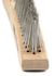 70523 by FORNEY INDUSTRIES INC. - Wire Scratch Brush, "V" Groove, Stainless Steel with Wood Handle, 13-3/4" x .014"