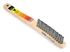 70523 by FORNEY INDUSTRIES INC. - Wire Scratch Brush, "V" Groove, Stainless Steel with Wood Handle, 13-3/4" x .014"