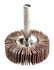 60187 by FORNEY INDUSTRIES INC. - Flap Wheel, 1/4" Shank Mounted, 1-1/2" x 1/2" 60 Grit, Carded