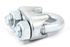 61022 by FORNEY INDUSTRIES INC. - Wire Rope (Aircraft Cable) Clips 1/4" Zinc-Plated (Malleable)