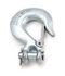 61080 by FORNEY INDUSTRIES INC. - Clevis Slip Hook with Latch, 1/4" Drop-Forged Galvanized (1,950 Lbs. WLL)