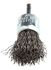 72265 by FORNEY INDUSTRIES INC. - End Brush, Crimped Wire 3/4" x .020" with 1/4" Shank, Bulk