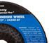 72306 by FORNEY INDUSTRIES INC. - Grinding Wheel "Industrial Pro®" Metal, Type 27, Depressed Center, 4" X 1/8" X 5/8" Arbor ZA24R