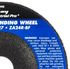 72308 by FORNEY INDUSTRIES INC. - Grinding Wheel "Industrial Pro®" Metal, Type 27, Depressed Center, 4-1/2" X 1/4" X 7/8" Arbor ZA24R