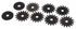 72391 by FORNEY INDUSTRIES INC. - Replacement Cutters for Bench Grinding Wheel Dresser (Fits Forney 72390)