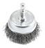 72729 by FORNEY INDUSTRIES INC. - Cup Brush, Crimped Wire 2" x .012" Wire with 1/4" Hex Shank