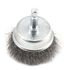 72730 by FORNEY INDUSTRIES INC. - Cup Brush, Crimped Wire 2" x .008" Wire with 1/4" Hex Shank