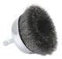 72732 by FORNEY INDUSTRIES INC. - Cup Brush, Crimped Wire 3" x .008" Wire with 1/4" Hex Shank
