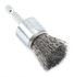 72737 by FORNEY INDUSTRIES INC. - End Brush, Crimped Wire 1" x .012" with 1/4" Hex Shank