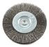 72740 by FORNEY INDUSTRIES INC. - Crimped Wire Wheel, 4" x .008" Wire with 1/4" Hex Shank