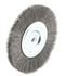 72743 by FORNEY INDUSTRIES INC. - Crimped Wire Wheel Brush, 5" x .008" Wire with 1/2" - 5/8" Arbor