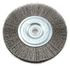 72743 by FORNEY INDUSTRIES INC. - Crimped Wire Wheel Brush, 5" x .008" Wire with 1/2" - 5/8" Arbor