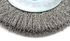 72744 by FORNEY INDUSTRIES INC. - Crimped Wire Wheel Brush, 4" x .008" Wire with 1/2" Arbor