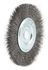 72745 by FORNEY INDUSTRIES INC. - Crimped Wire Wheel Brush, 6" x .012" Wire with 1/2" - 5/8" Arbor