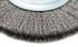 72743 by FORNEY INDUSTRIES INC. - Crimped Wire Wheel Brush, 5" x .008" Wire with 1/2" - 5/8" Arbor